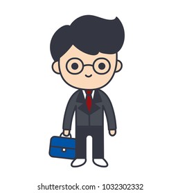 Vector illustration of Employee.