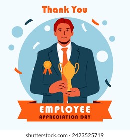 vector illustration employee appreciation day