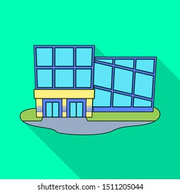 Vector illustration of emporium and modern logo. Web element of emporium and shop stock vector illustration.