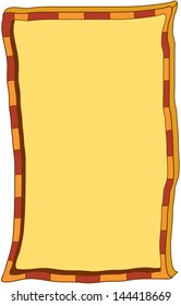 Vector illustration of an empty paper