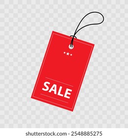 Vector illustration empty price tags red suit for label, tag, coupon, discount, and budge.	