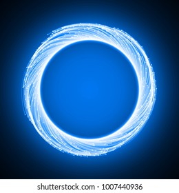 vector illustration of energy ring