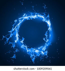 vector illustration of energy ring