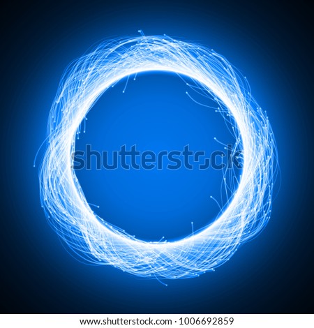 vector illustration of energy ring