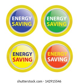 Vector illustration, Energy Saving Set.