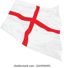 Vector illustration of England flag