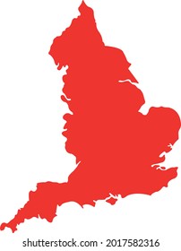 vector illustration of England map