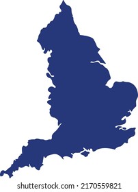 Vector Illustration of England map