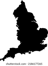 Vector Illustration of England map