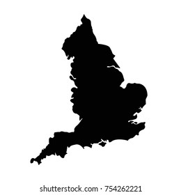 vector illustration of England map