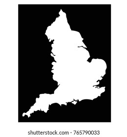 vector illustration of England map