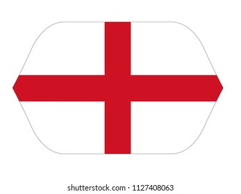 vector illustration of English flag