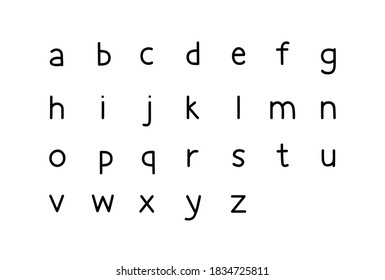 80,648 Alphabet small letters Images, Stock Photos & Vectors | Shutterstock