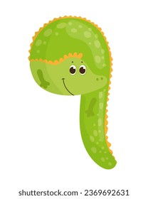 Vector illustration of the English letter in the form of an animal. Template for a logo. Element to compose your own phrase.