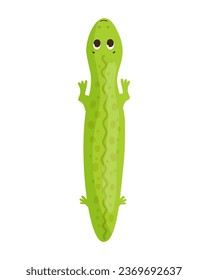 Vector illustration of the English letter in the form of an animal. Template for a logo. Element to compose your own phrase.