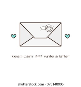 Vector illustration of an envelope.