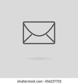 Vector illustration with the envelope.