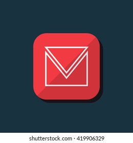 Vector illustration of envelope icon