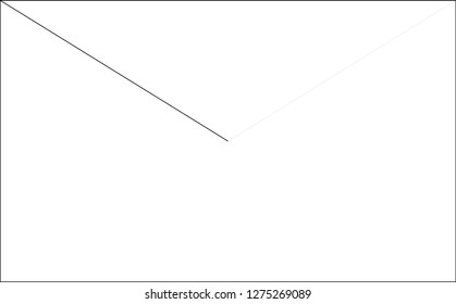 Vector Illustration, The envelope is incomplete.