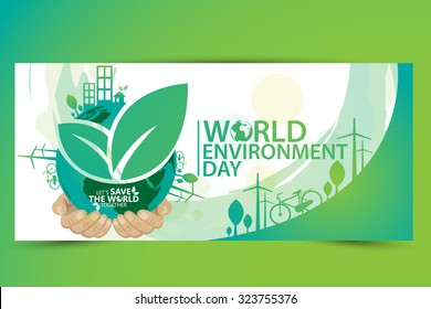 Vector illustration of  Environment Day