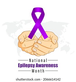 Vector Illustration For Epilepsy Awareness Day