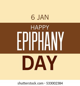 Vector illustration of a Epiphany background with for christian holiday.