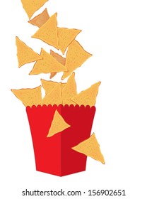 a vector illustration in eps 10 format of an abstract barbecue advert with grill fire and cuts of meat under a yellow sun on an orange background with space for text