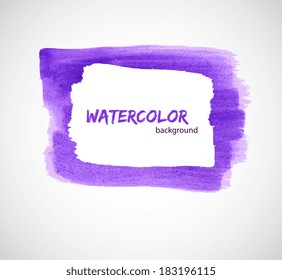 Vector illustration (eps 10) of Watercolor design