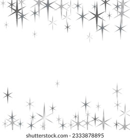 Illustration vectorielle, eps10. Texture grunge blanc, arrière-plan noël. La poussière d'étoile étincelle dans une explosion.