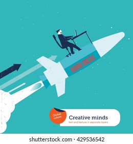 Vector illustration Eps10 file. Global colors. Text and Texture in separate layers.