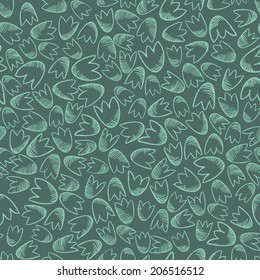 vector illustration. EPS10. seamless pattern of small flowers