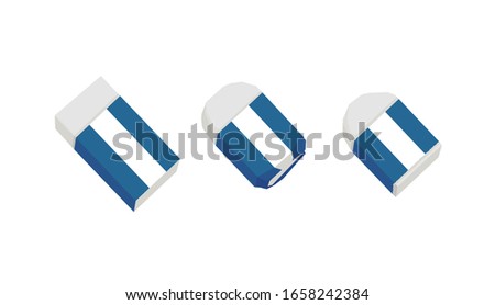 Vector Illustration | Erasers(brand new & partially used)