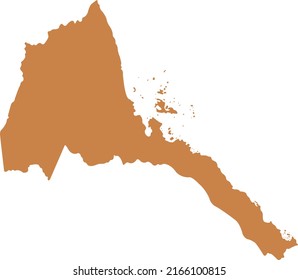 Vector Illustration of Eritrea map