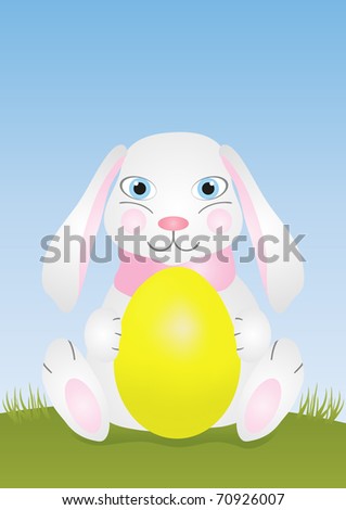 Similar – Easter Bunny comes around (2)