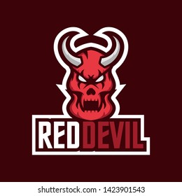 vector illustration of an esport monster or demon