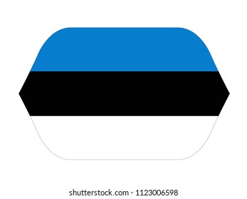 vector illustration of Estonia flag