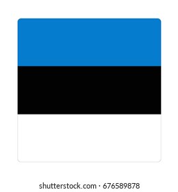 vector illustration of Estonia flag 