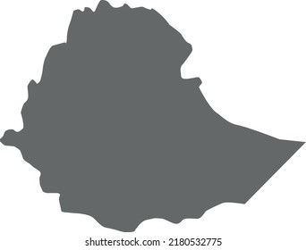 Vector Illustration Ethiopia Map Stock Vector Royalty Free 2180532775   Vector Illustration Ethiopia Map 260nw 2180532775 