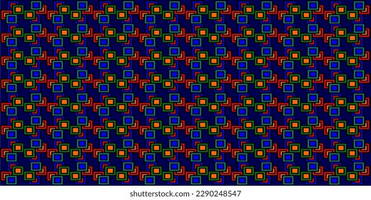 vector illustration of an ethnic inspired pattern