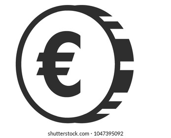 Vector illustration of the Euro Coin