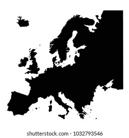 vector illustration of Europe map