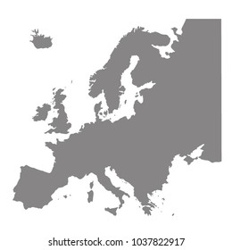 vector illustration of Europe map