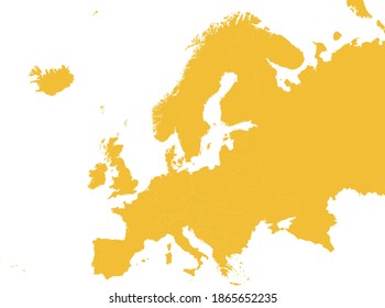 vector illustration of Europe map