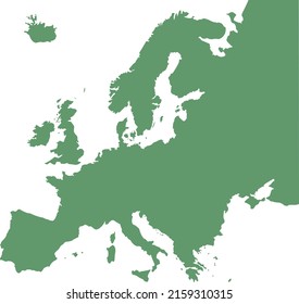 Vector Illustration of Europe map