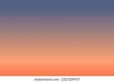 vector illustration of evening sunset atmosphere nobody no cloud for background.