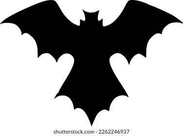 vector illustration of evil bat minster