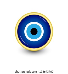 Vector illustration of evil eye - Turkish amulet