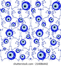 Vector illustration of evil eye - Turkish amulet