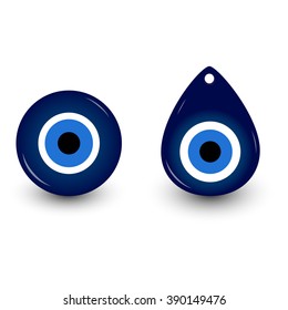 Vector illustration of evil eye - Turkish amulet