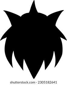 ilustración vectorial del icono de la cara malvada